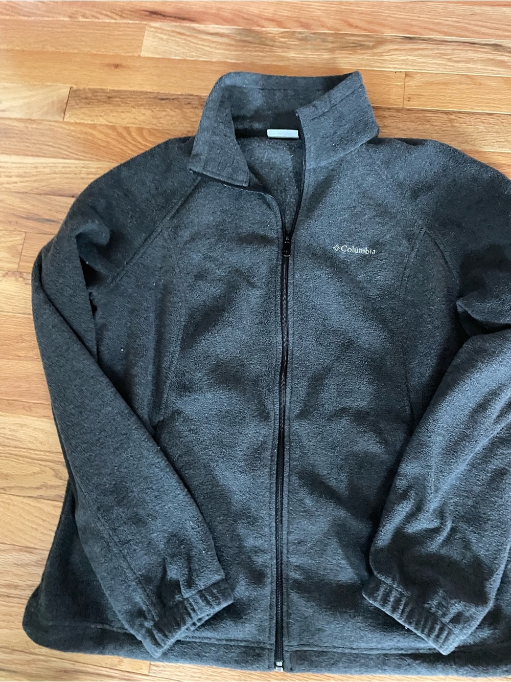 Columbia Womens Charcoal Full-Zip Fleece Jacket